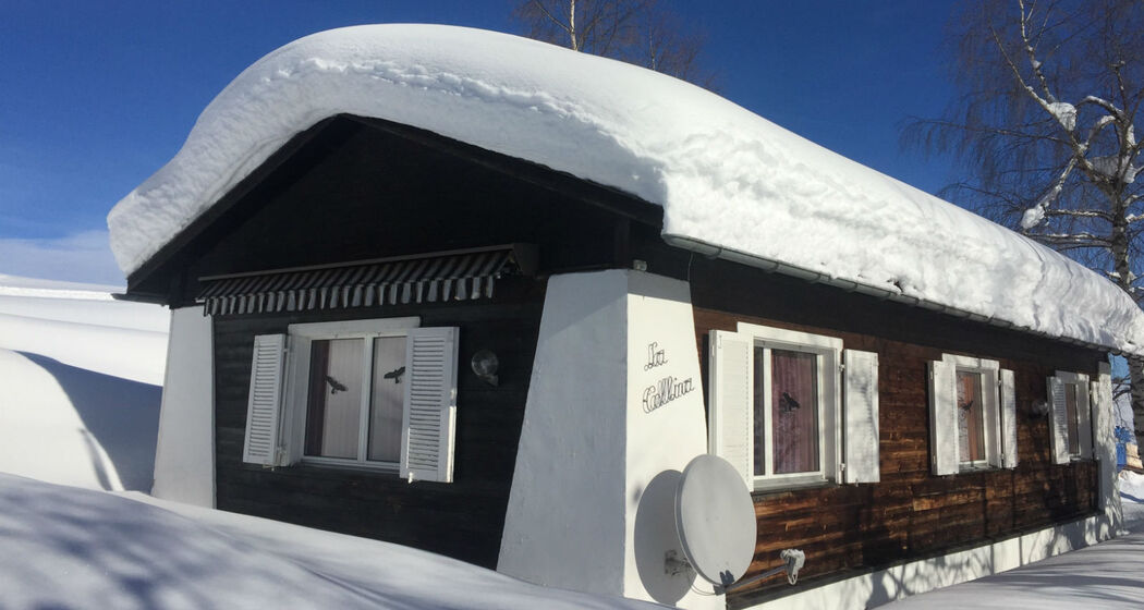 Ferienhaus La Collina- Ansicht Winter