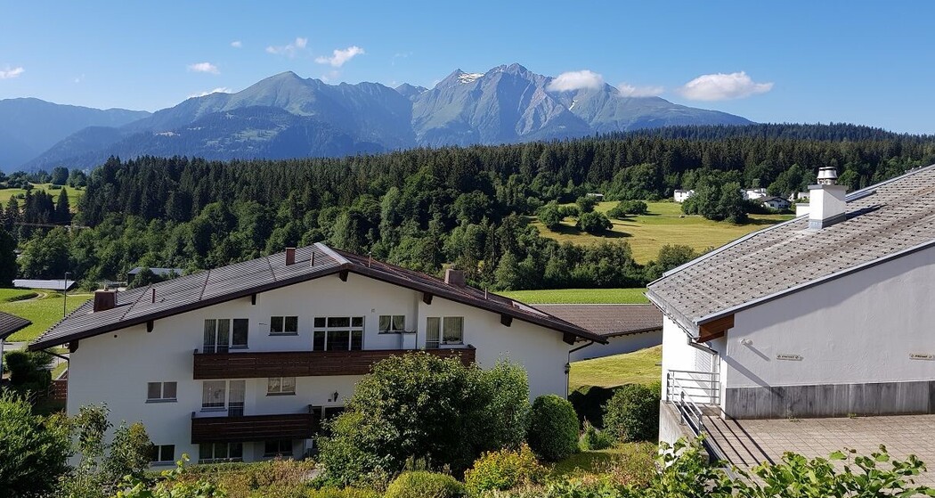 Sommerblick vom Balkon