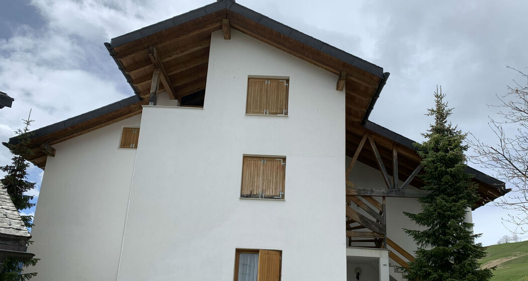 Ferienwohnung Sur Mulins Willmann - Ansicht Sommer