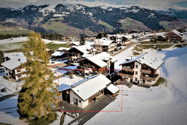 Ferienhaus bei der Lärche Miraniga - Hausansicht