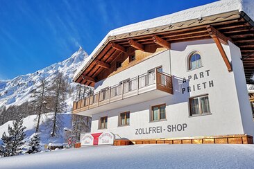 Apart Prieth und der Hausberg Piz Ot