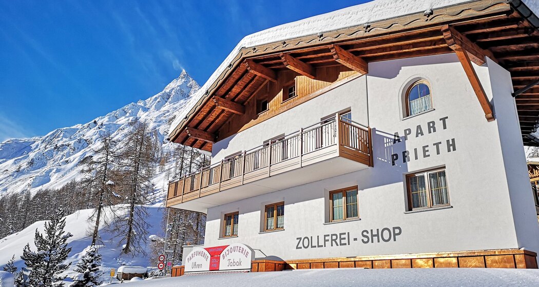 Apart Prieth und der Hausberg Piz Ot