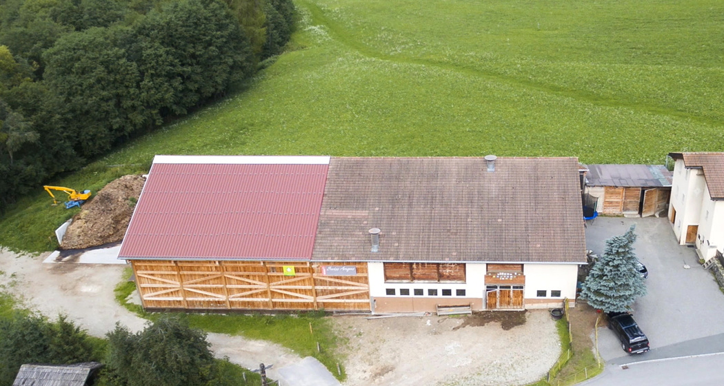 Paclera Hof aus der Vogelperspektive 1