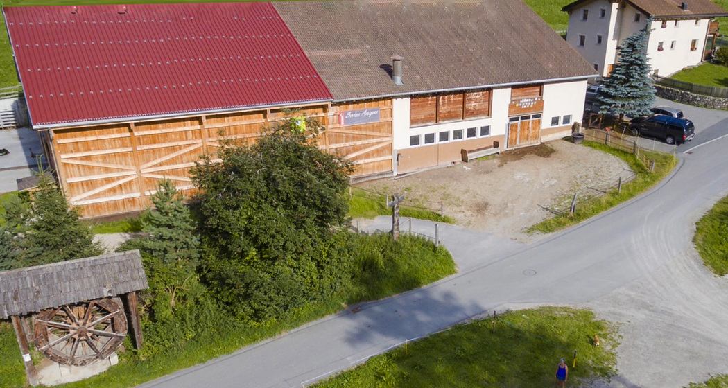 Paclera Hof aus der Vogelperspektive