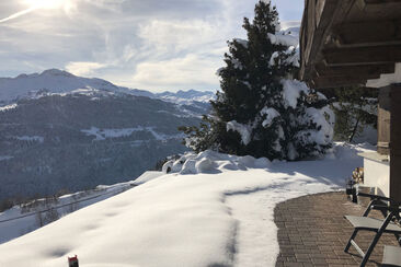 Ferienwohnung Bijou - Terrasse Aussicht