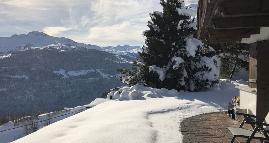 Ferienwohnung Bijou - Terrasse Aussicht