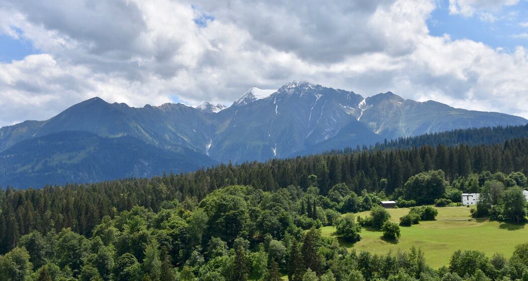 Panorama Aussicht vom Balkon