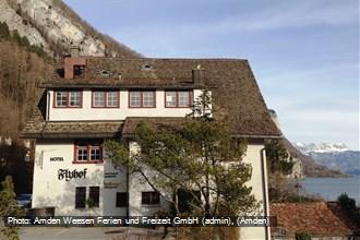 Flyhof Restaurant Hotel am Walensee Vista esterna