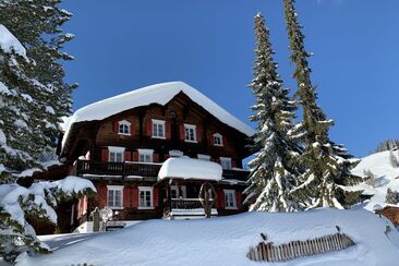 Chalet Riedji Furna Ferien Graubünden