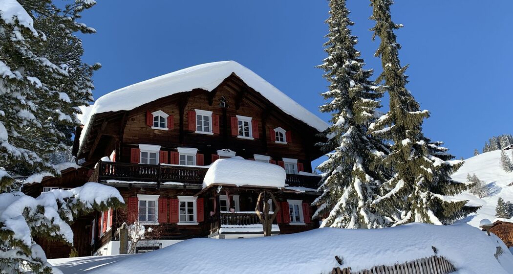 Chalet Riedji Furna Ferien Graubünden