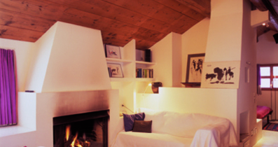 Gemütliche Stube mit Cheminée