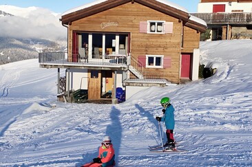 Haus Cadena Miraniga - Ansicht Winter