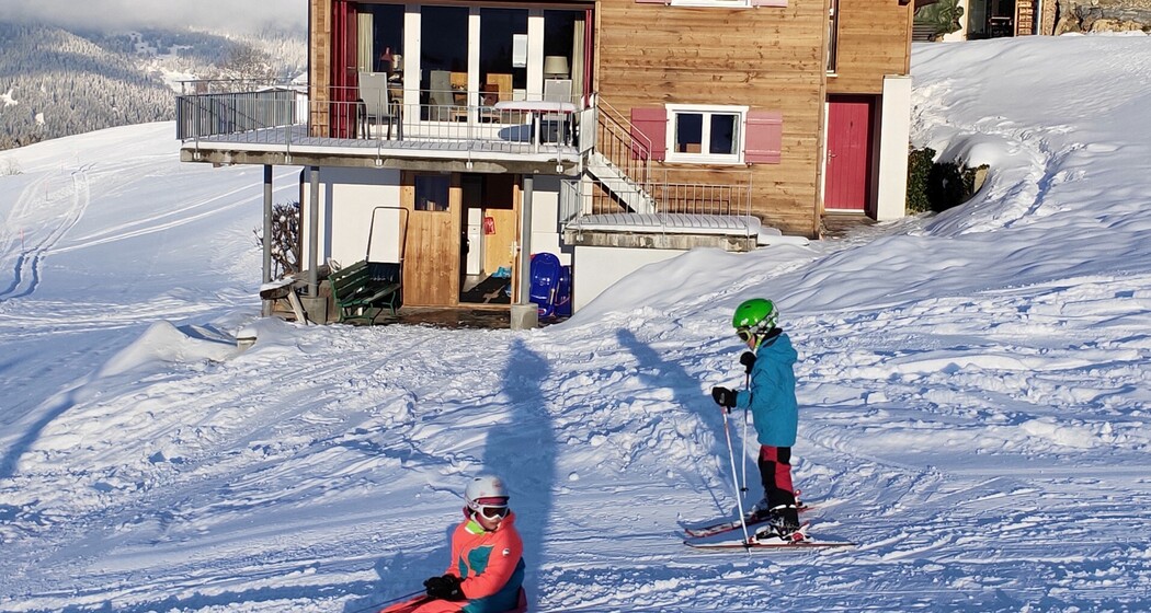 Haus Cadena Miraniga - Ansicht Winter