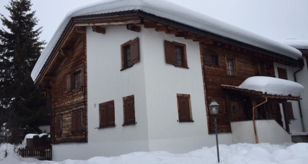 Ferienwohnung Cresta Hunziker - Ansicht Winter