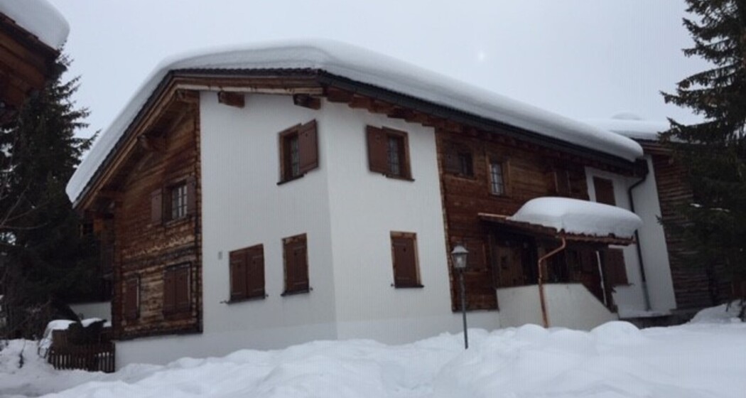 Ferienwohnung Cresta Hunziker - Ansicht Winter