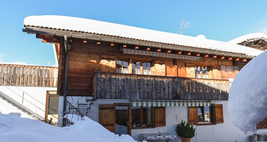 Ferienwohnung Chützehüs - Ansicht Winter