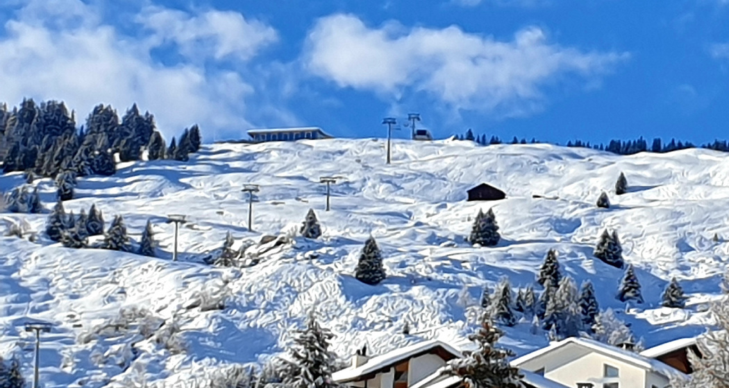 Ferienwohnung Alpine Style - Aussicht Winter