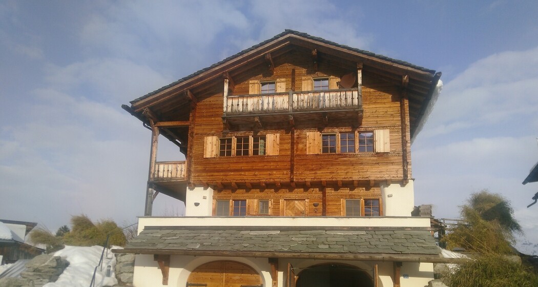 Ferienhaus Johner, Miraniga - Ansicht Winter