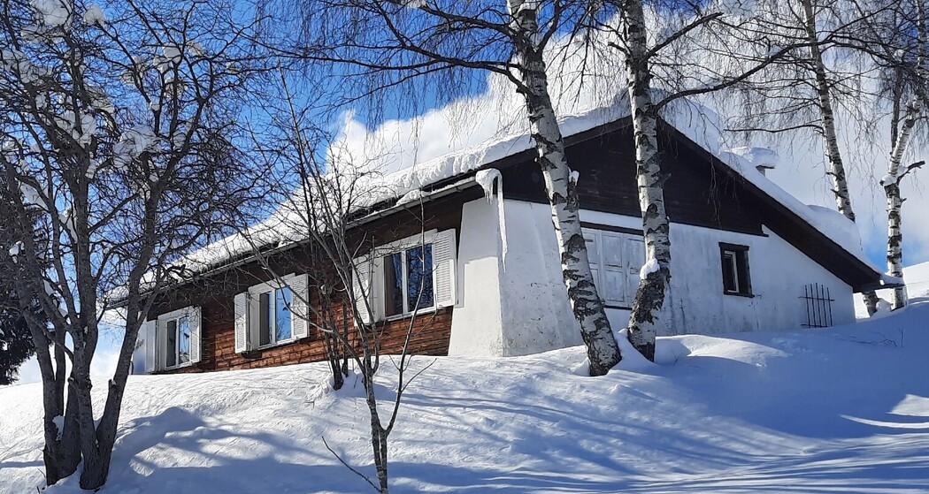 Ferienhaus La Collina - Ansicht Winter