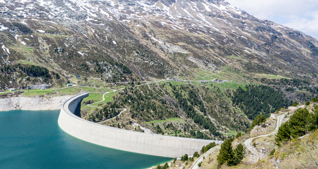 Staumauerbesichtigung Valle di Lei