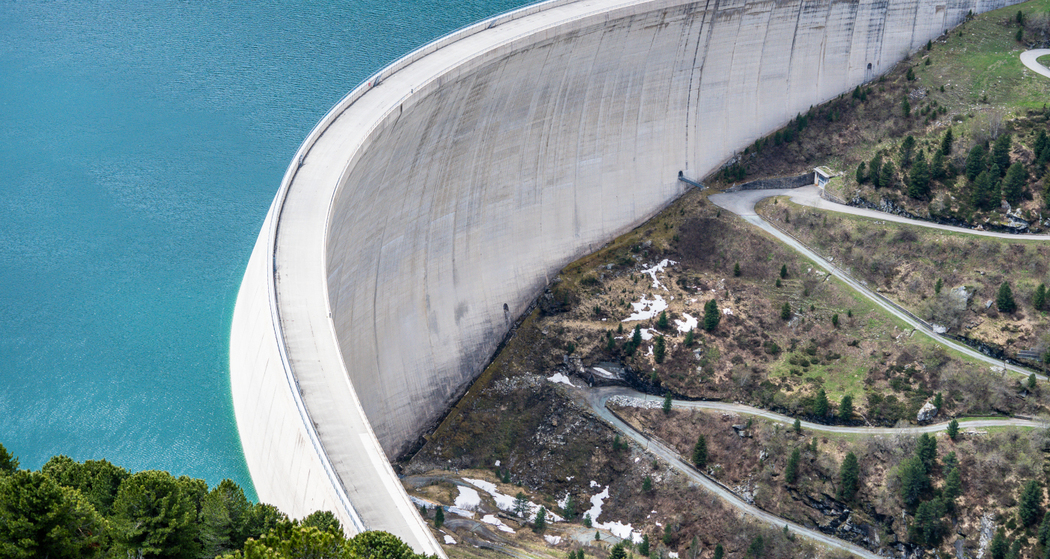 Staumauerbesichtigung Valle di Lei