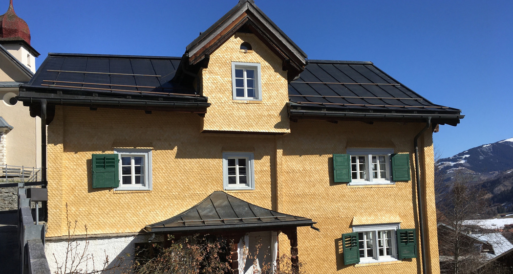 Ferienhaus Altes Pfarrhaus - Ansicht Sommer