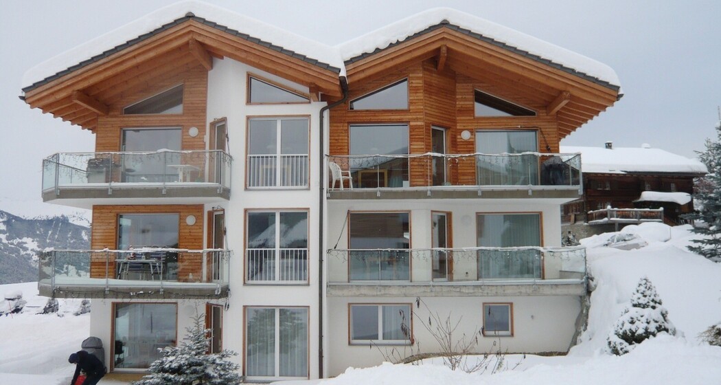 Ferienwohnung Wissa Turra, Obersaxen-Miraniga - Ansicht Winter