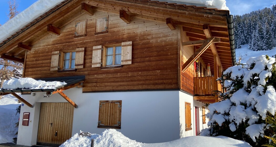 Ferienwohnung Chalet 63 - Ansicht Winter