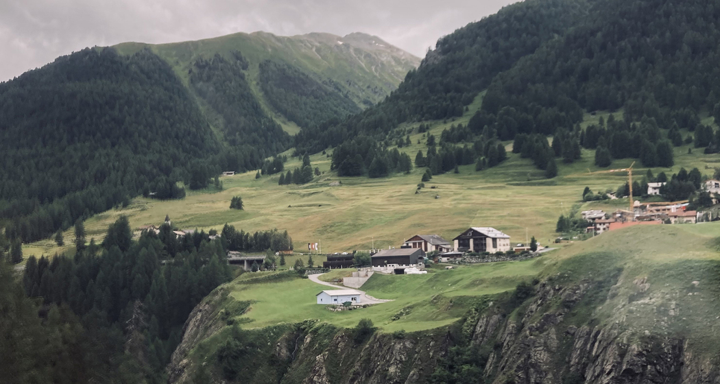 Sonnenterrasse Brail über dem Inn