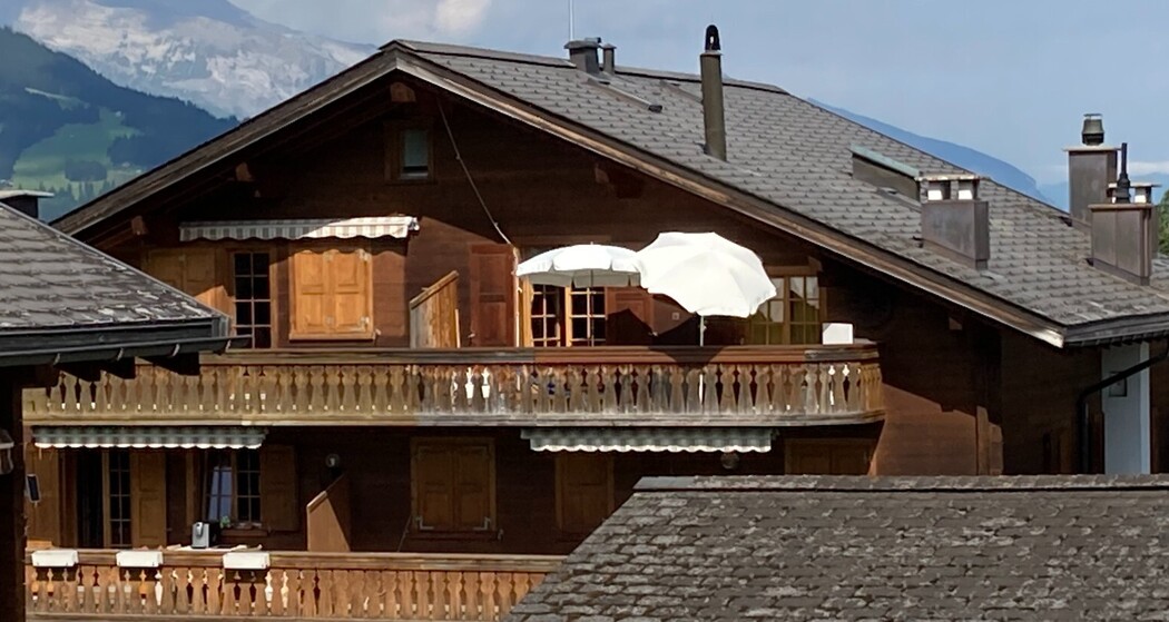Ferienwohnung Bim Chappeli Ostertag - Ansicht Sommer