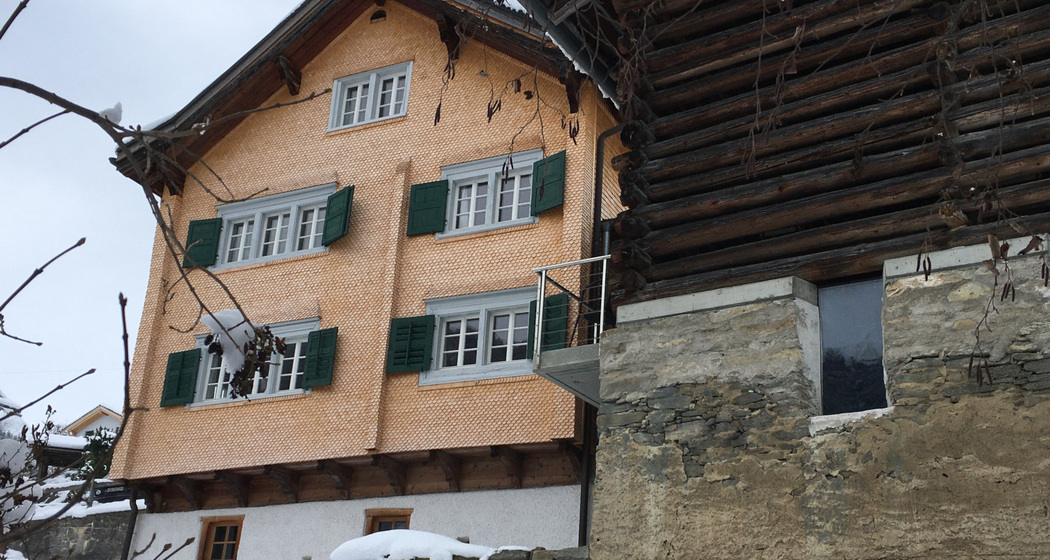 Ferienhaus Altes Pfarrhaus - Ansicht Winter