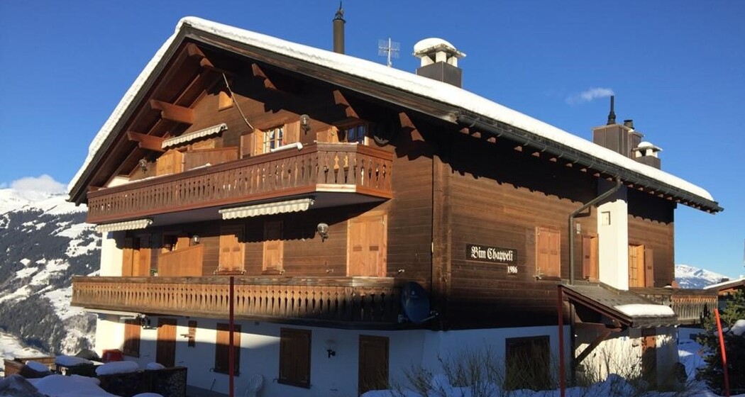Ferienwohnung Bim Chappeli Ostertag - Ansicht Winter