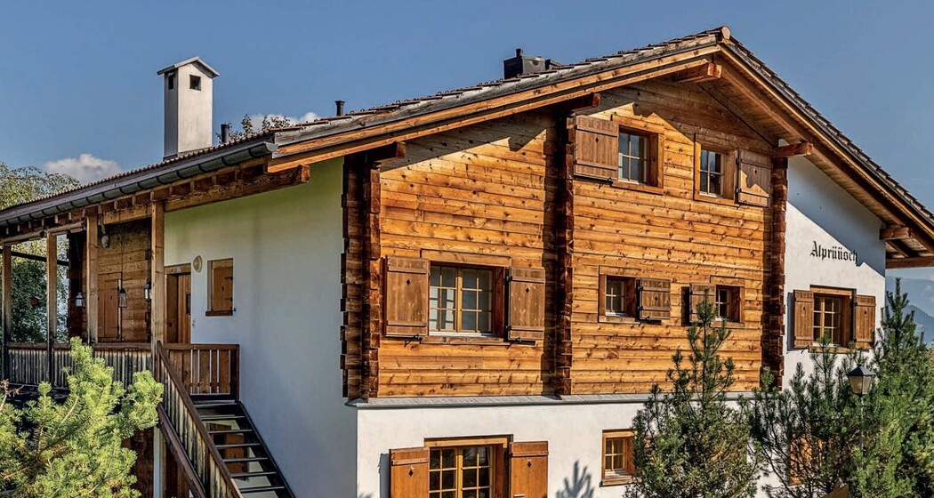 Ferienwohnung Alprüüsch - Ansicht Sommer