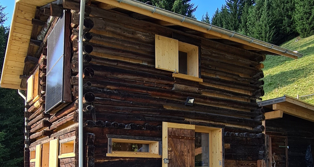 Maiensäss Tegia Cucagna, Ansicht Sommer