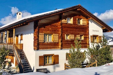 Ferienwohnung Alprüüsch - Ansicht Winter