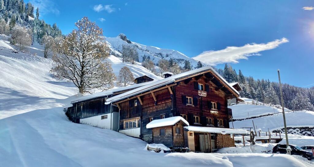 Berglodge Ascharina im Winter