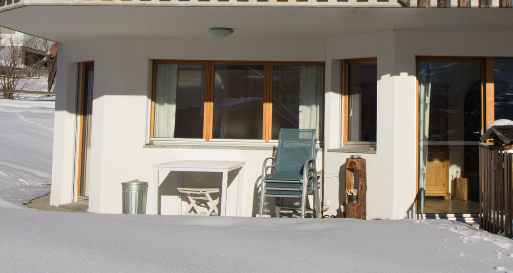 Terrasse der Casa Carola Winter