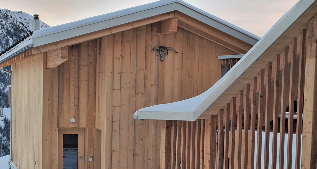 Ferienhaus Solar - Ansicht Winter