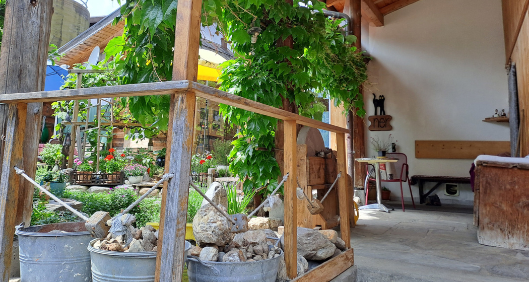 Ferienwohnung Demvitg - Terrasse