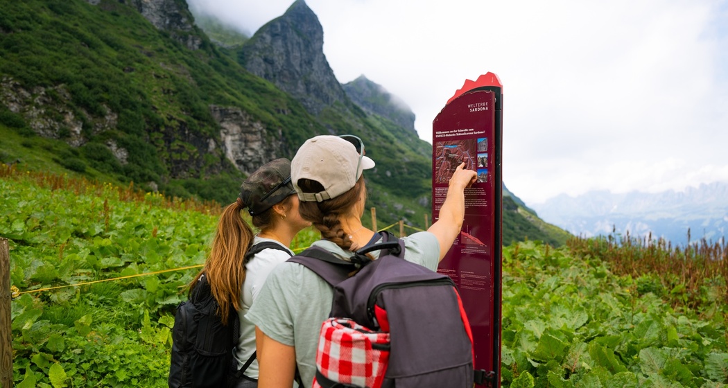 Informationstafeln zum UNESCO-Welterbe