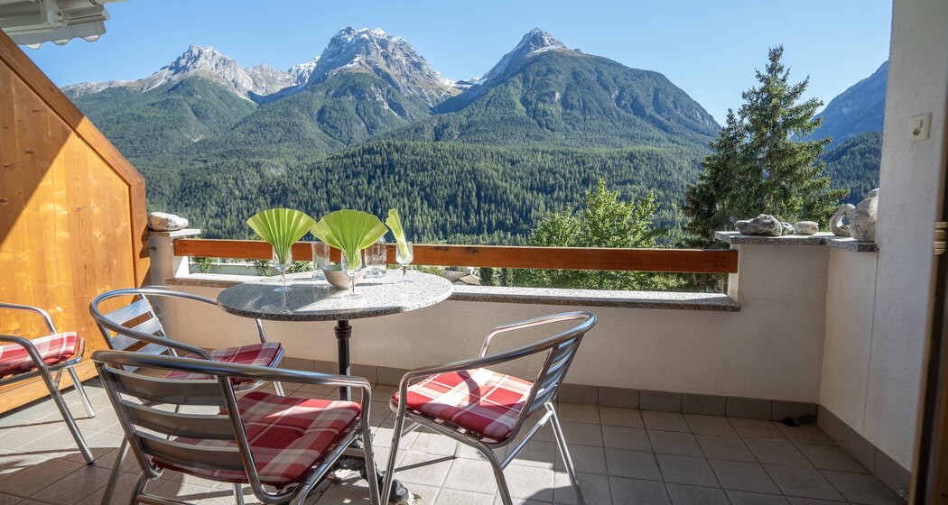 Aussicht vom Südbalkon