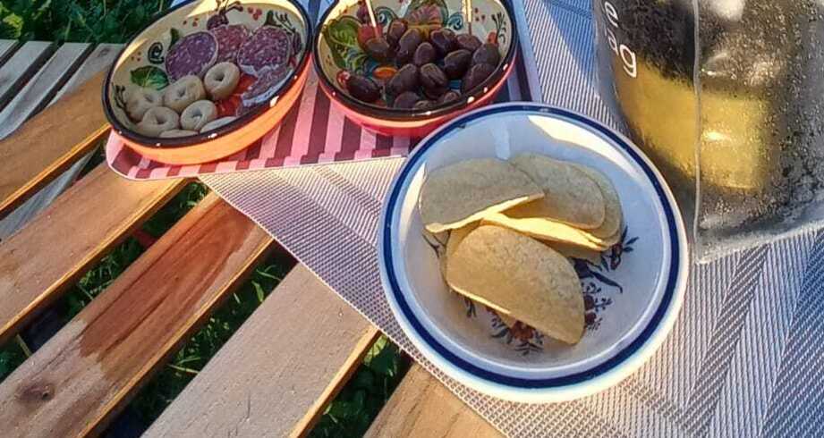 Aperitif im Garten
