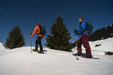 Mondschein-Schneeschuhtour St. Antönien