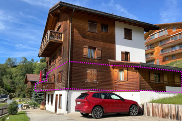 Ferienwohnung Plaun Fravgia - Ansicht Sommer