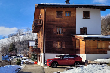 Ferienwohnung Plaun Fravgia - Ansicht Winter