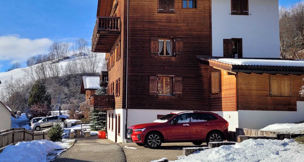 Ferienwohnung Plaun Fravgia - Ansicht Winter