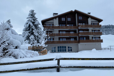 Ferienwohnung Casaum Gartmann - Ansicht Winter