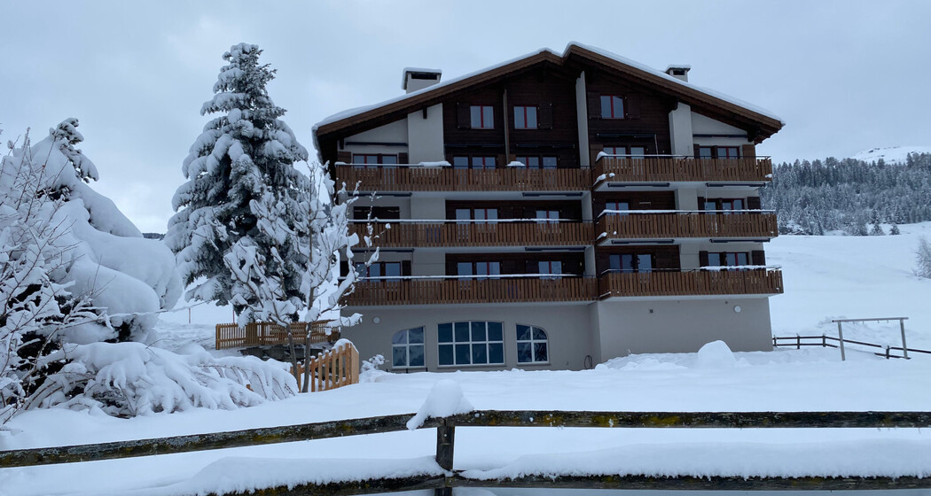 Ferienwohnung Casaum Gartmann - Ansicht Winter