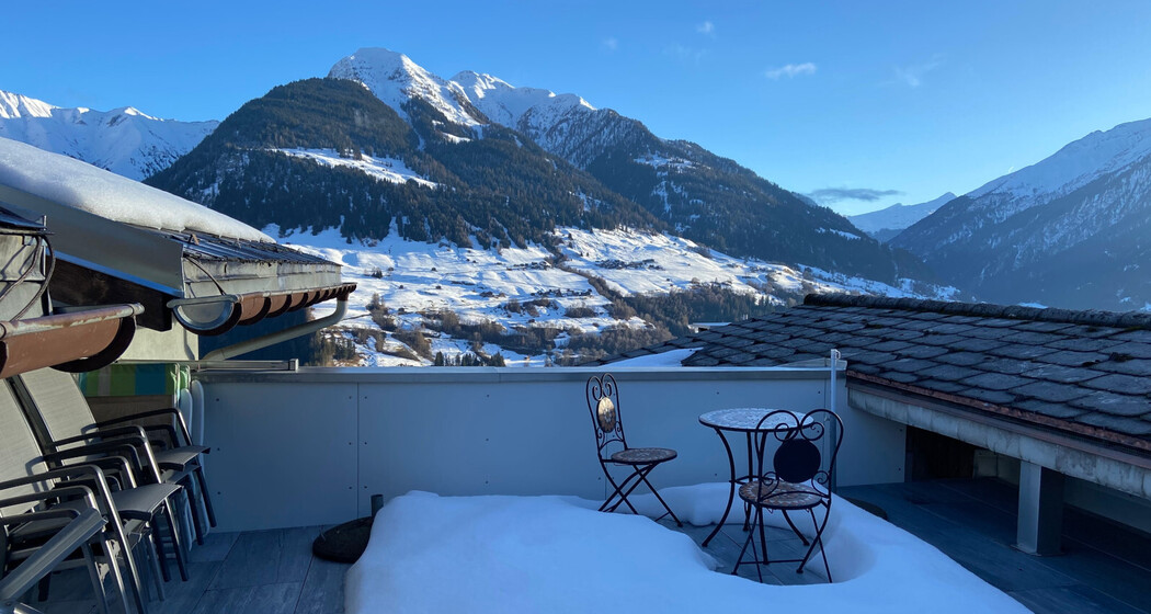 Ferienwohnung Posta Veglia - Dachterrasse