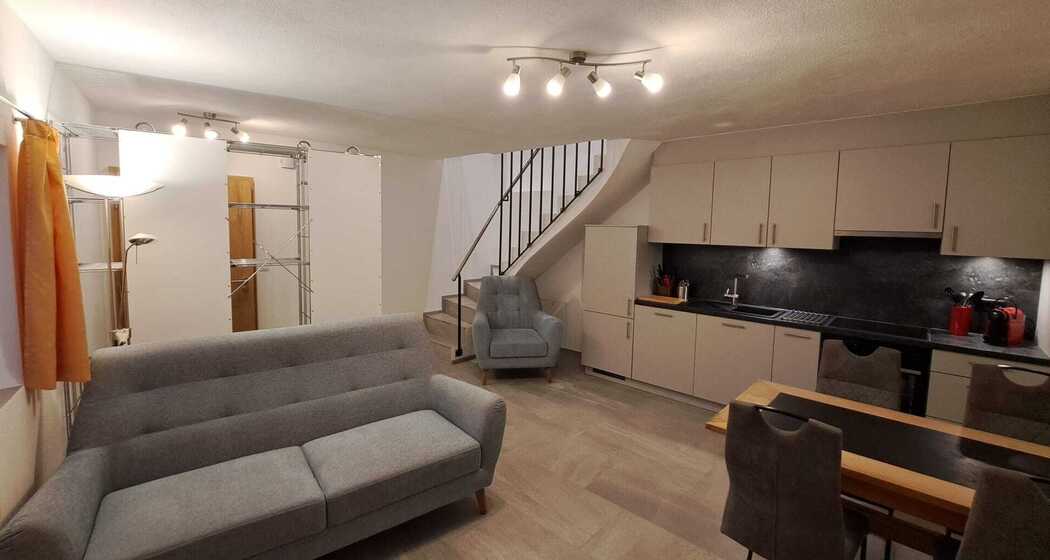 Wohnzimmer und Küche